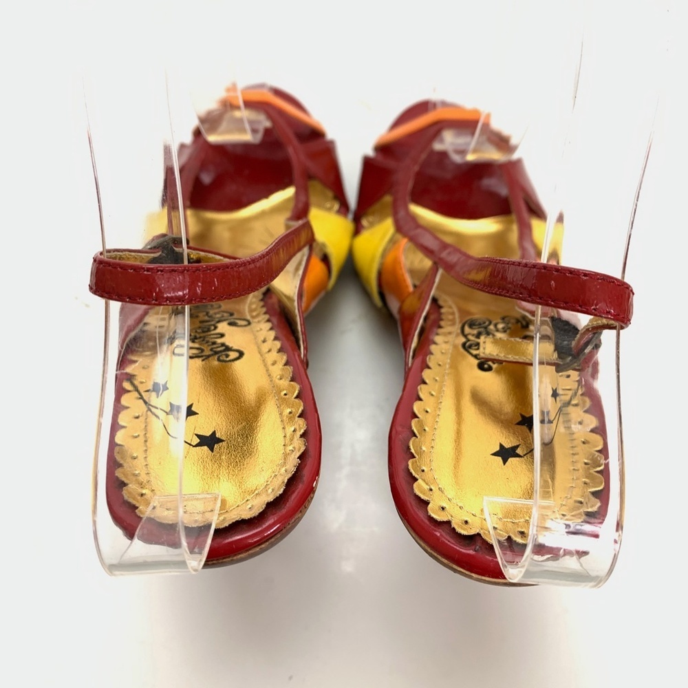 NAUGHTY MONKEY Wedge Patent Leather Heels Shoes 9 - Picture 11 of 16